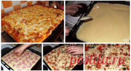 Всегда пеку пиццу по этому рецепту — объедение! Очень вкусно и быстро!