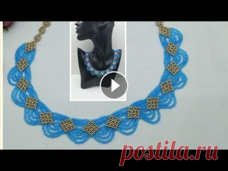Колье из бисера Веер Подробный мастер класс #кольеизбисера #бисероплетение #кольемастеркласс В этом видео учимся плести красивое колье из бисера. Я подробно расскажу как я плела, создавала такое украшение. Бисер вы найдёте в Интернет-магазине ...