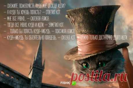 Философские высказывания Чеширского Кота