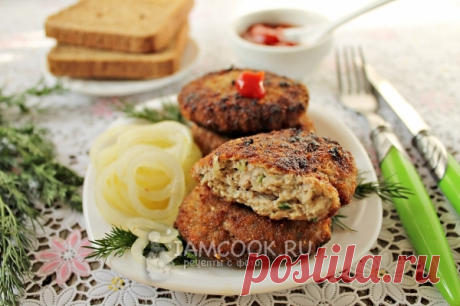 Котлеты из фарша говядины и свинины