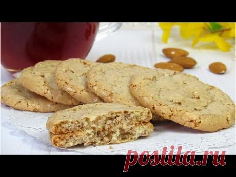Самый простой рецепт миндального печенья 🍪 3 ингредиента, 20 минут и вкусное домашнее печенье готово