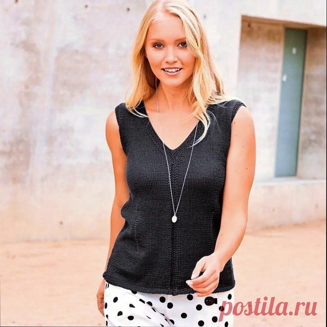 Летний топ из хлопковой пряжи.
РАЗМЕРЫ: 36/38 (40/42) 44/46.