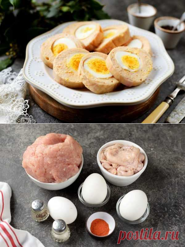 Рулет из куриной шкурки | Вкусные кулинарные рецепты