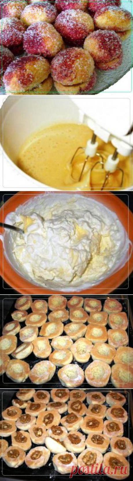 Пирожные «Персики» | Рецепты вкусно