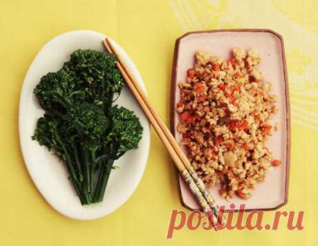 Куриный фарш по-азиатски