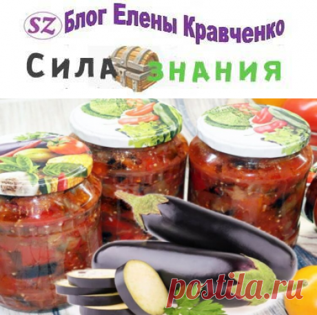 Соте из баклажанов на зиму — 7 лучших рецептов