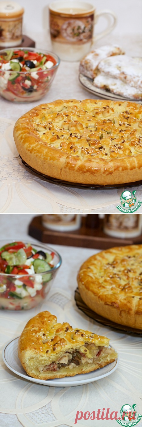 Пирог для праздников и будней – кулинарный рецепт
