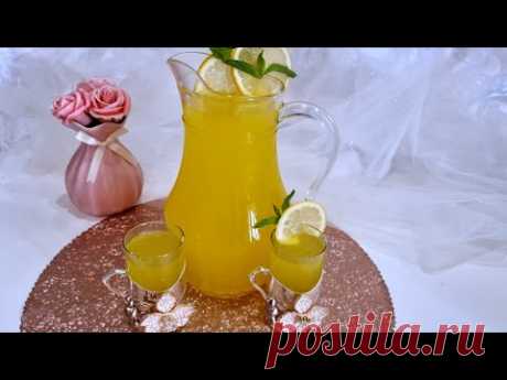 🍊ГОТОВЛЮ ЕГО ЗА 5 МИН! ВСЕГО 3 ИНГРЕДИЕНТА! ОХЛАЖДАЮЩИЙ НАПИТОК🍋ЛИМОНАД🍋БЕЗ ВАРКИ! ЭТО ПРОСТО БОМБА!