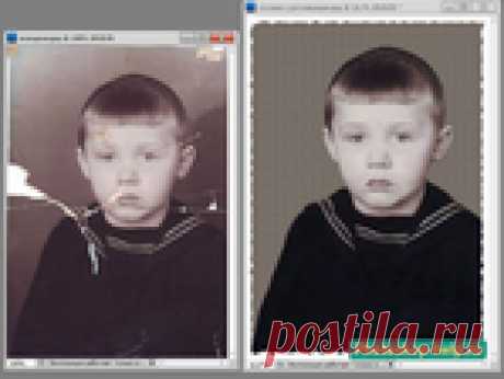 Как простым и понятным способом отреставрировать старую фотографию в фотошопе. Подробный урок