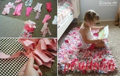 Идея для коврика handmade.