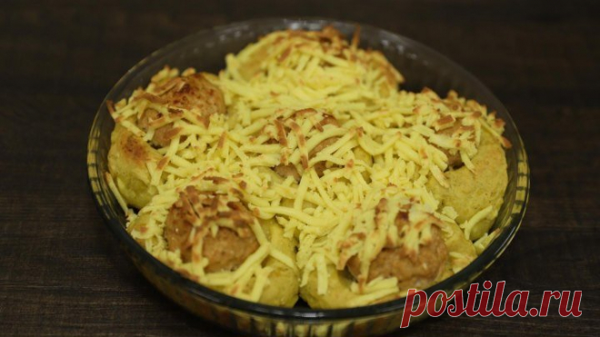 Куриные Котлетки в Картофельном Пюре