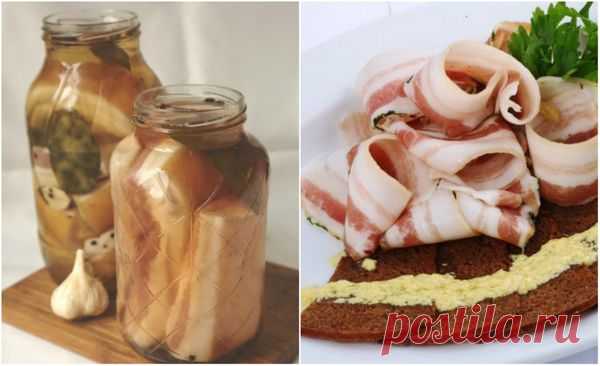 Фирменный способ засолки сала