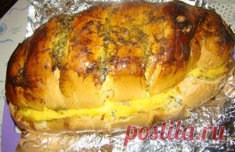 Запеченный батон — Сад Заготовка