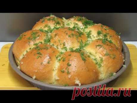 К ЧЕРТУ ДИЕТУ!!! Печем ПАМПУШКИ с Чесноком - Быстро, Просто и ОЧЕНЬ ВКУСНО!!!