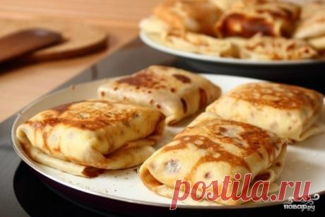 Блинчики с грибами и яйцом - рецепт с фото на Повар.ру