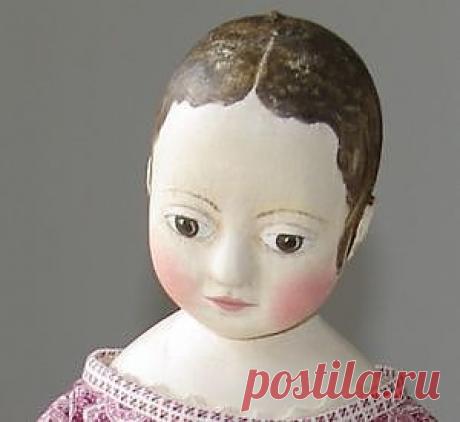 Античная Izannah Уокер Стиль кукла тканью Луиза Исполнитель сделанных Линда Хэмптон | eBay