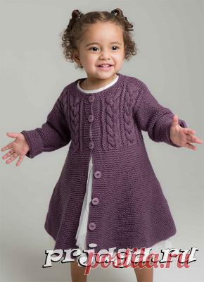 Детское пальто и курточка спицами или крючком