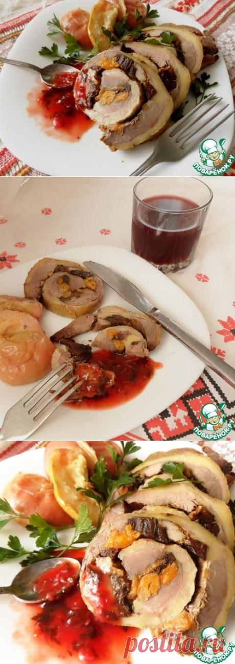 Очень вкусный рулет из утки - кулинарный рецепт