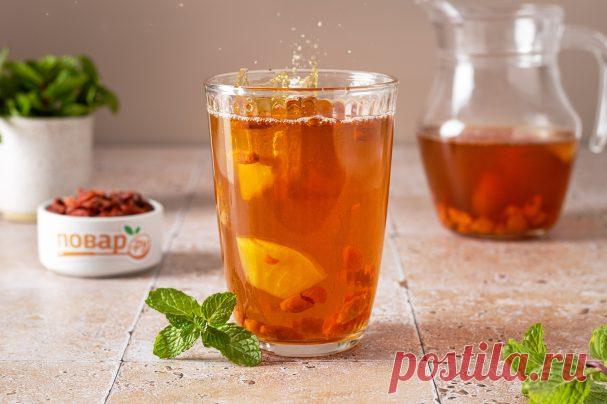 Компот из ягод годжи - пошаговый рецепт с фото на Повар.ру