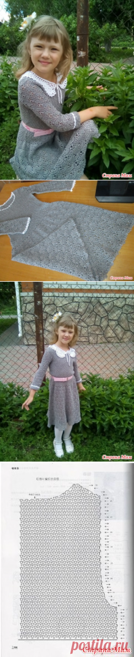 . А вот и наше платье "Отличница" - Все в ажуре... (вязание крючком) - Страна Мам