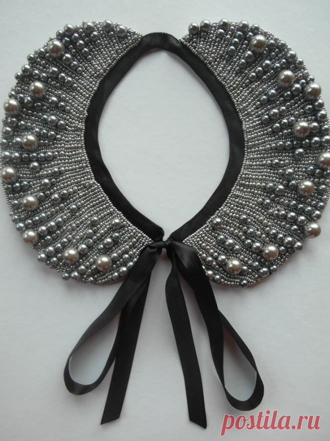(87) Pearl Collar Necklace | Beaded collars