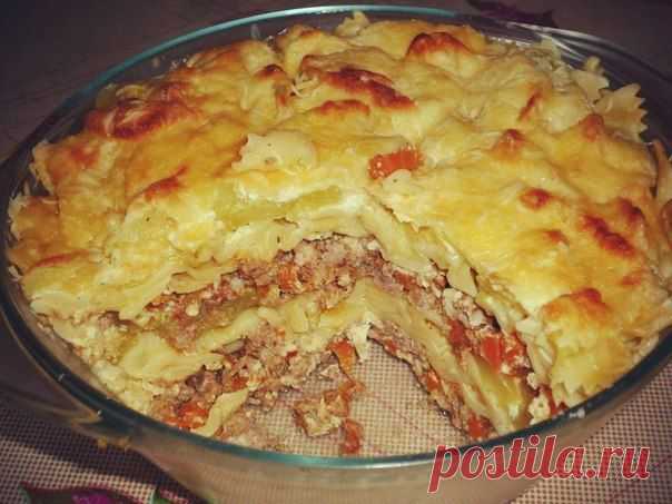 Сытная запеканка.