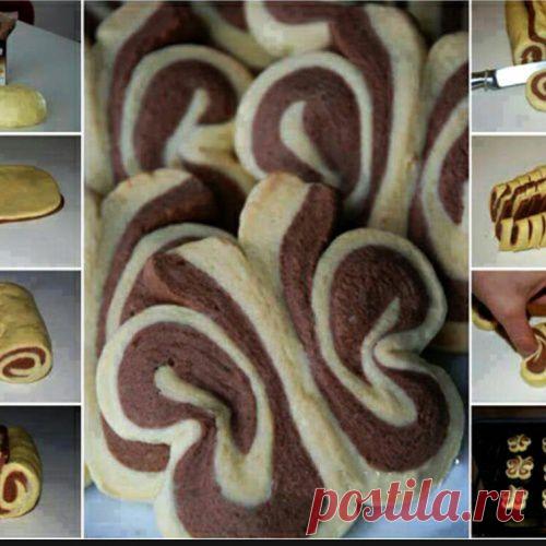 Формовка эффектного  печенья  "Бабочка"