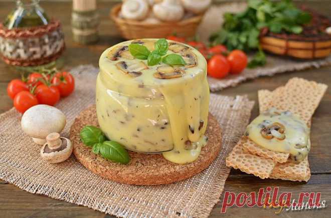 ПЛАВЛЕНЫЙ СЫР С ГРИБАМИ