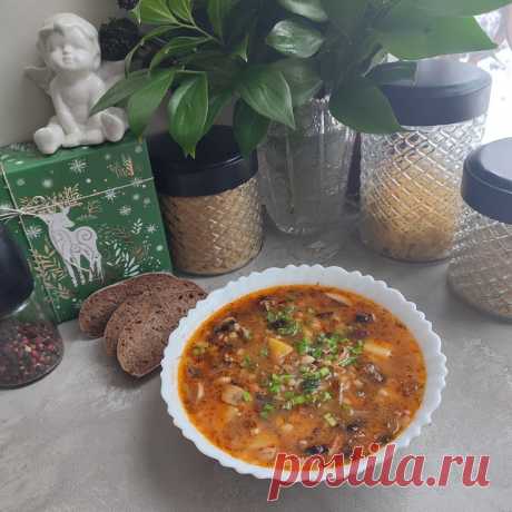 Грибной рассольник - вкусный постный супчик! | Мария Сурова - рецепты и советы | Дзен