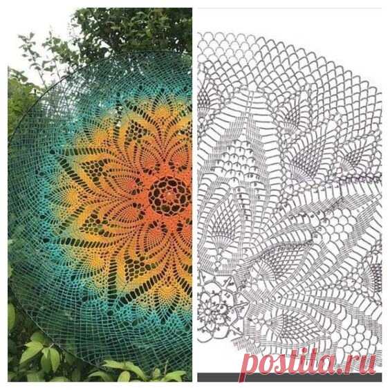 Салфетки крючком (2) (фото, схемы) | ШалиГали – о вязании с любовью | Яндекс Дзен