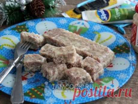 Холодец из свиной рульки и курицы — рецепт с фото Вариант приготовления холодца без желатина и овощей.