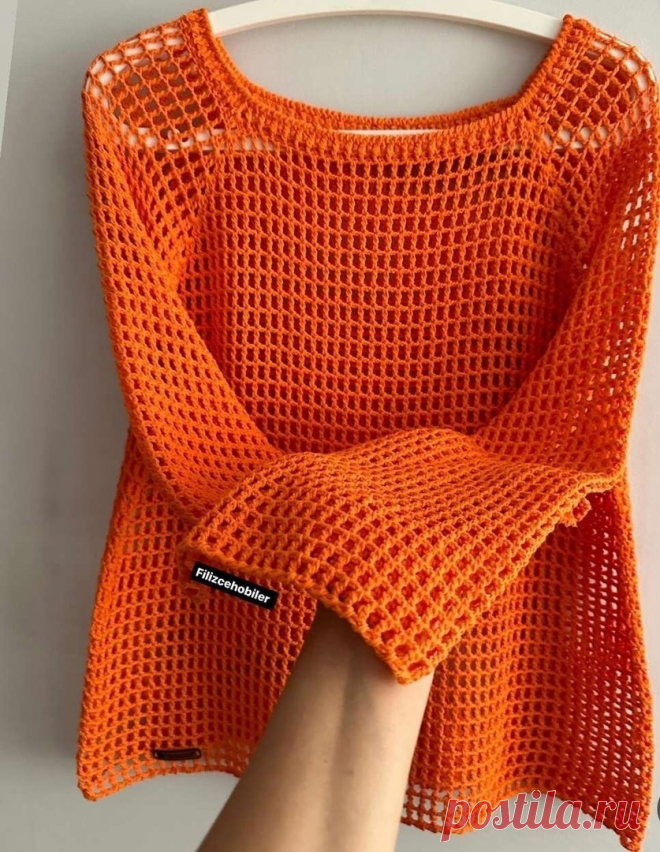 14 пуловеров крючком со схемами, которые согреют, украсят, вдохновят | Вязание крючком | Дзен