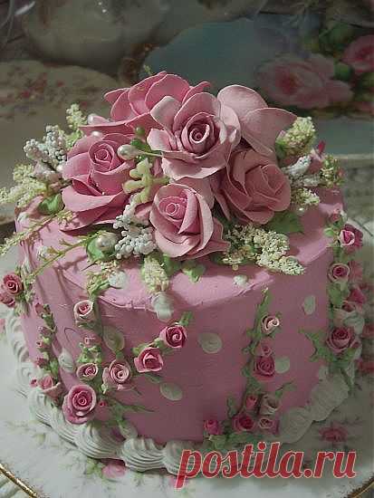 Stunning Shabby Chic Cake ! | CAKE