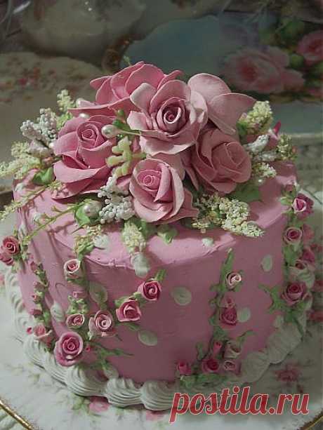 Stunning Shabby Chic Cake ! | CAKE