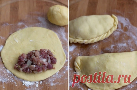 Караимские пирожки с мясом! Тесто хрустит, а начинка — объедение… | NashaKuhnia.Ru