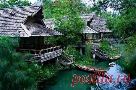 Деревня на воде, Таиланд