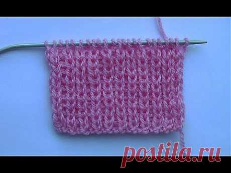 Резинка 1Х1 из снятых петель (видео) - Ярмарка Мастеров - ручная работа, handmade