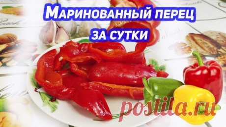 Маринованый перец за сутки! Быстрый рецепт