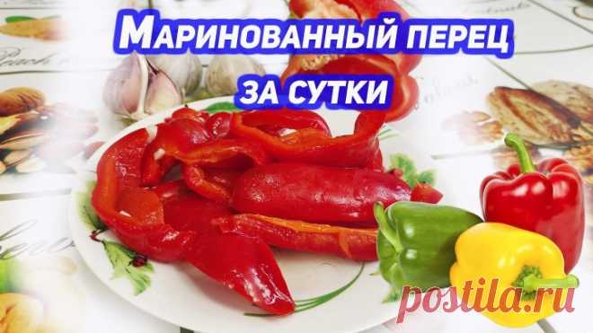 Маринованый перец за сутки! Быстрый рецепт