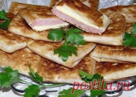 Конвертики из лаваша / Свежие рецепты