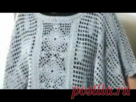 Летние кофты связанные крючком - Summer Hooks Knitted - Sommerjacken gehäkelt