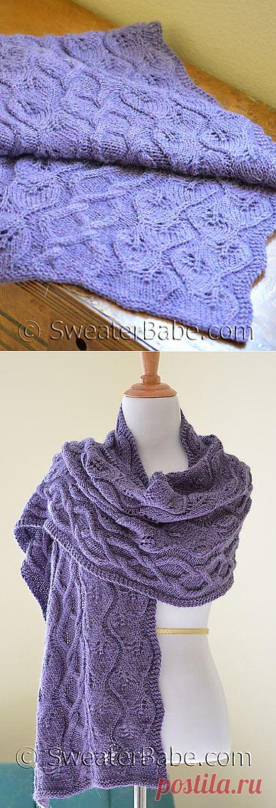 Ravelry: #174 Simpatico Alpaca Stole pattern by SweaterBabe