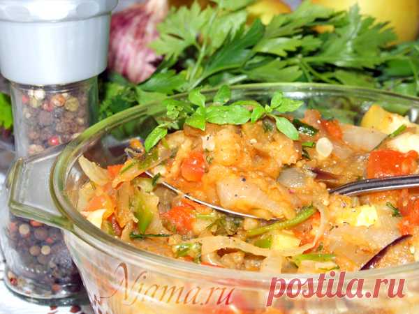Овощная икра с яблоками