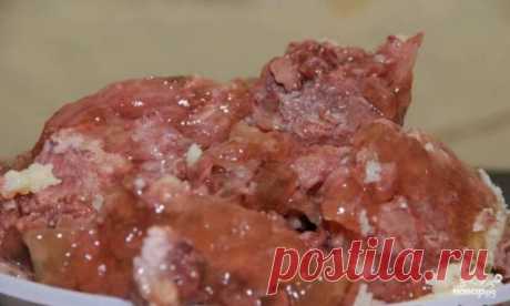 Тушеная говядина в банке - пошаговый рецепт с фото на Повар.ру