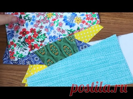 Этот метод работы с лоскутками удивит и новичков и опытных швей DIY мастер-класс