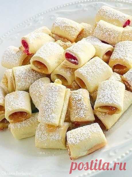 Фруктовые полосочки / Изысканные кулинарные рецепты
