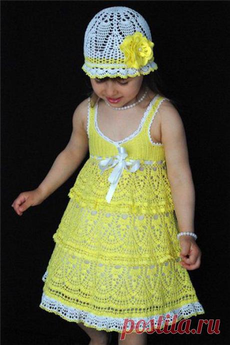 Crochet hats for toddler girls. Crochet dresses for toddlers | Все о рукоделии: схемы, мастер классы, идеи на сайте labhousehold.com