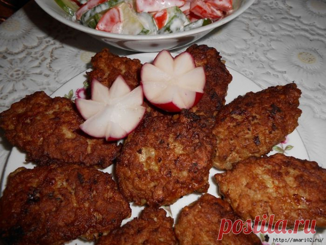 Геркулесовые котлеты.