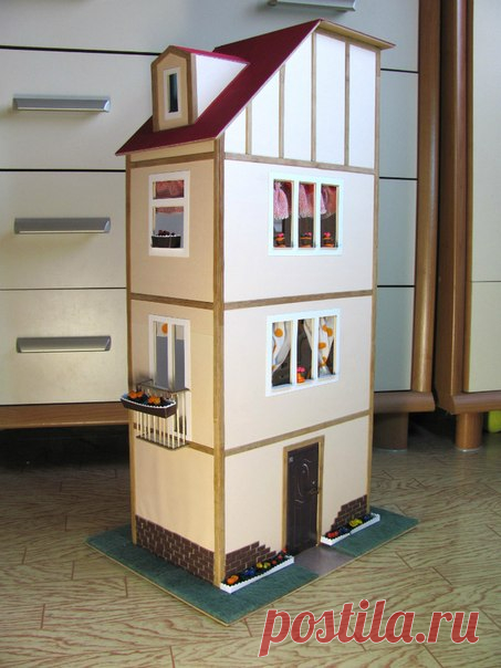 Домик для кукол своими руками