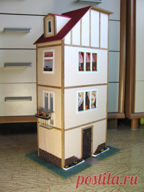 Домик для кукол своими руками